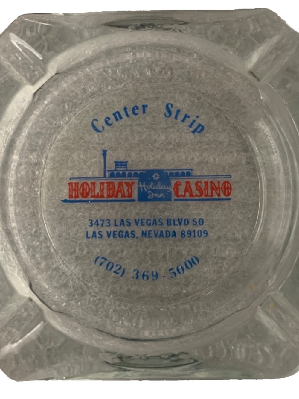 Vintage Ashtray Holiday Inn Holiday Casino Center Strip Las Vegas Nevada